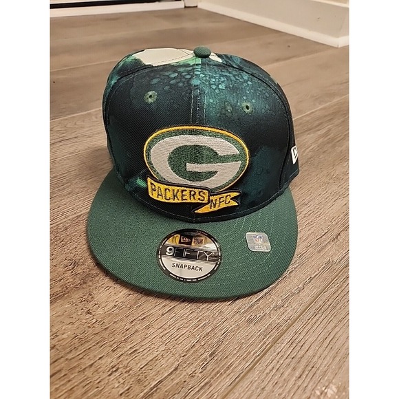 New Era Other - Green Bay Packers New Era 9FIFTY NFL 2022 Sideline Ink Dye Snapback‎ Hat Cap